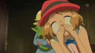 🥲 Serena Pokemon Аниме, Мультфильм, Плачущий, Грустный, Покемон whatsapp sticker
