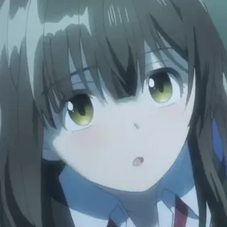 🙄 Anime, Mädchen, Schulmädchen, Süß, Porträt telegram sticker