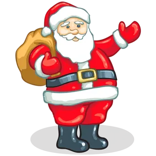 🎅 Santa Claus サンタクロース, クリスマス, ホリデー, ギフト, 冬, 12月, お祝い telegram sticker