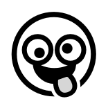 🤪 black, background, solid, empty, plain whatsapp sticker