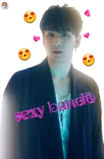 😋 sexy bandit homme, sexy, bandit, coeurs, emojis telegram sticker