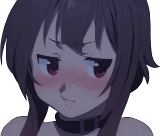 😳 Megumin KonoSuba アニメ, キャラクター, めぐみん, このすば, ファンアート telegram sticker