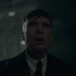 😭 Tommy Shelby Peaky Blinders hombre, retrato, serio, Peaky Blinders, serie TV, Cillian Murphy whatsapp sticker