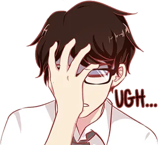 That One Guy With Glasses. :: @line_stickers telegram stickers