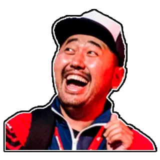 😆 Bobby Lee comedian, actor, podcast, korean, funny telegram sticker