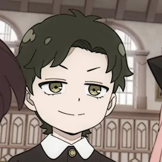 🌄 Damian Desmond Spy × Family Damian Desmond, Spy x Family, Anime, Manga, Anak laki-laki, Karakter, Fanart telegram sticker