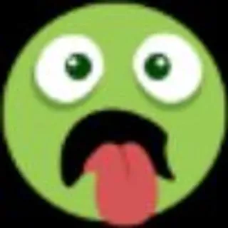 🌟 Emoji, Visage, Malade, Dégoûté, Expression telegram sticker