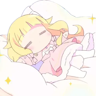 😴 Anime, Chibi, Sen, Słodkie, Kawaii telegram sticker