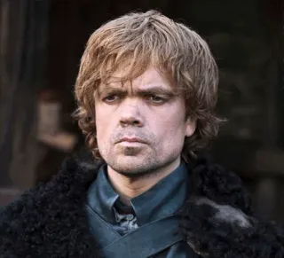 🌞 Tyrion Lannister Game of Thrones game of thrones, tyrion lannister, peter dinklage, fantasy, série tv telegram sticker
