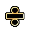 ➗