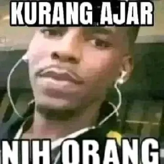 😡 Deji Olatunji KURANG AJAR NIH ORANG telegram sticker
