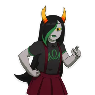 😕 мультфильм, персонаж, стикер telegram sticker