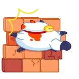 🤦♂️ cat, animal, cartoon, pet, sticker telegram sticker