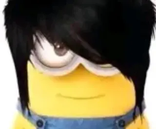 💂‍♀️ Minion Minion, Emo, Desenho animado, Engraçado, Personagem whatsapp sticker