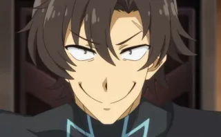 😈 Anime, arrogant, Gesichtsausdruck, Charakter whatsapp sticker