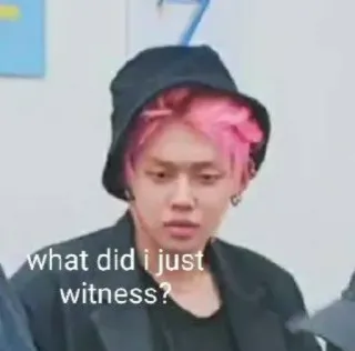 🪄 what did i just witness? expression, shocked, reaction, confused, meme whatsapp sticker
