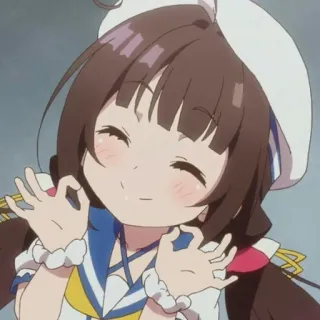 Ai Hinatsuru || @delladairy telegram stickers