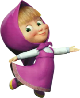 🙂 Masha Masha and the Bear Masha dan Beruang, Kartun, Gadis, Animasi, Karakter telegram sticker