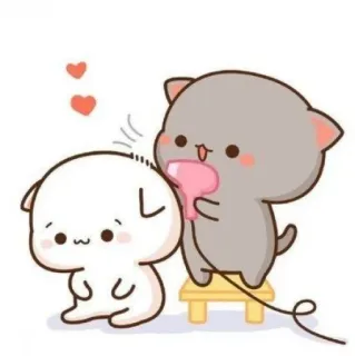 Cotton Catty by @taerastickers telegram stickers