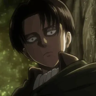 🏹 Levi Ackerman Attack on Titan Anime, Levi, Atak Tytanów, Manga, Postać, AOT telegram sticker