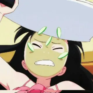 🎈 Anime, Gesichtsmaske, Gurke, Schönheit, Entspannung telegram sticker
