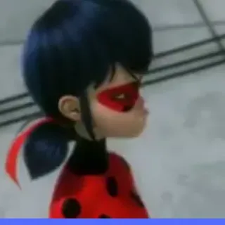 😒 Ladybug Miraculous Ladybug dibujos animados, superhéroe, chica, Miraculous, Ladybug telegram sticker