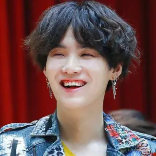 😁 Suga kpop, musik, künstler, idol, sänger, rapper, asiatisch telegram sticker