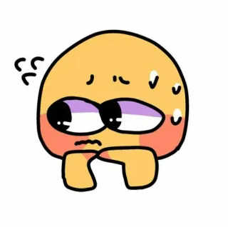 🥺 Emoji, Nervioso, Incómodo, Ansioso, Sudoroso telegram sticker
