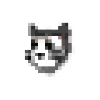 🐱 Pixel art, Animal, Gato, Lindo whatsapp sticker