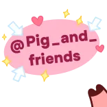 Эмодзи в @Pig_and_friends "Pig Valera"(@Mari_Deinos и аниматоры) telegram emojis 📲