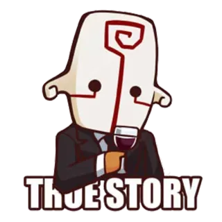 😉 Juggernaut Dota 2 TRUE STORY dota 2, juggernaut, historia real, videojuego, personaje, pegatina telegram sticker