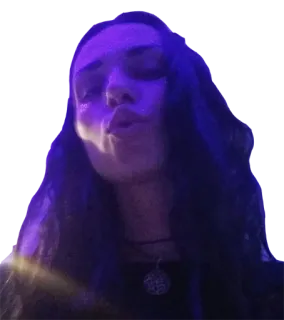😚 mulher, retrato, beijo, feminino, rosto telegram sticker