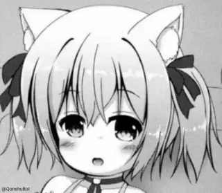 😺 anime, catgirl, cute, kawaii telegram sticker