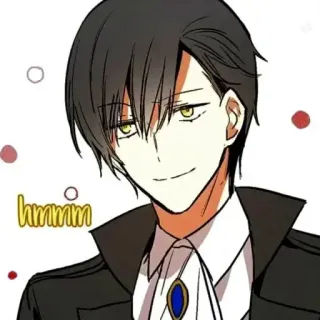😏 hmmm Anime, Manga, Manhwa, Personaje, Arte, Ilustración telegram sticker