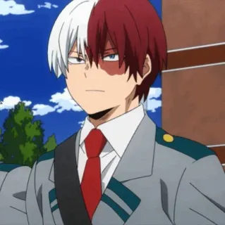 Todoroki Shoto ؛ @Packies telegram stickers