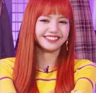 🍊 Lisa kpop, lisa, blackpink, zangeres, idool, dansen telegram sticker
