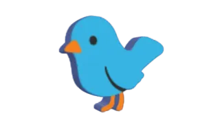 🕊 bird, twitter, social media telegram sticker