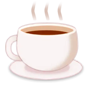 ☕️ kawa, filiżanka, napój, gorący napój, kofeina, rano, picie telegram sticker