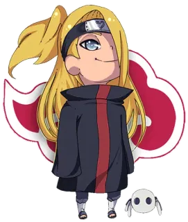 😌 Deidara Naruto อนิเมะ, นารูโตะ, เดอิดาระ, แสงอุษา, นินจา telegram sticker