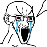 🥵 llorando, enojado, gritando, nerd, rabia telegram sticker