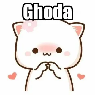 ⚜ Ghodha chat, mignon, kawaii, chat pêche, Ghoda, animal whatsapp sticker