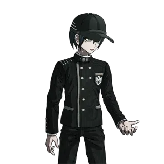 ☹ Shuichi Saihara Danganronpa V3: Killing Harmony Аниме, Манга, Видеоигра, Danganronpa, Шуичи Сайхара, Персонаж telegram sticker