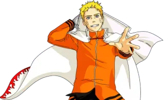 🖐 Naruto Uzumaki Naruto Anime, Manga, Naruto, Uzumaki, Hokage whatsapp sticker