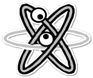 💫 атом, символ, наука, абстракция, геометрия telegram sticker