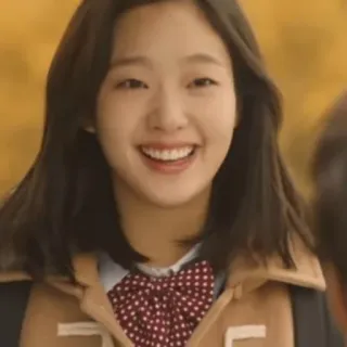 🦋 Kim Go-eun Actriz coreana, Sonrisa, Mujer, Uniforme escolar, Actriz telegram sticker