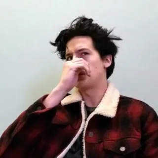 🖤 Cole Sprouse homem, ator, celebridade, retrato, pessoa telegram sticker