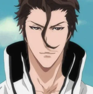 😄 Sosuke Aizen Bleach anime, manga, villain, aizen, sosuke telegram sticker