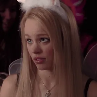 ♥️ Regina George Mean Girls Mean Girls, Regina George, Costume de lapin, Halloween, Fête, Lindsay Lohan telegram sticker