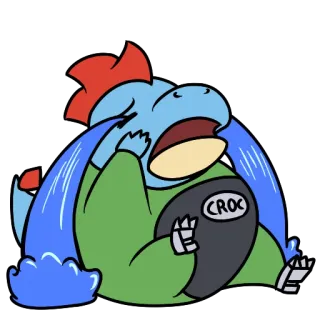 Croc the Croconaw whatsapp stickers
