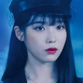 😕 IU IU, K-pop, Chanteuse, Actrice, Célébrité, Coréenne, Lee Ji-eun whatsapp sticker